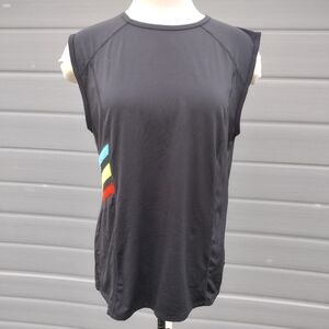 Tomboy X Sleeveless Compression Top Shirt Tank XL Black